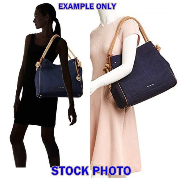 💙Michael Kors Fabric-Canvas Shoulder Purse💙 - Picture 12 of 16